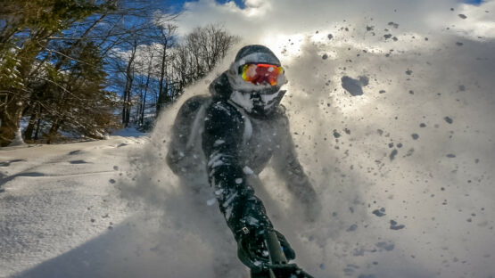 Powder snow POV